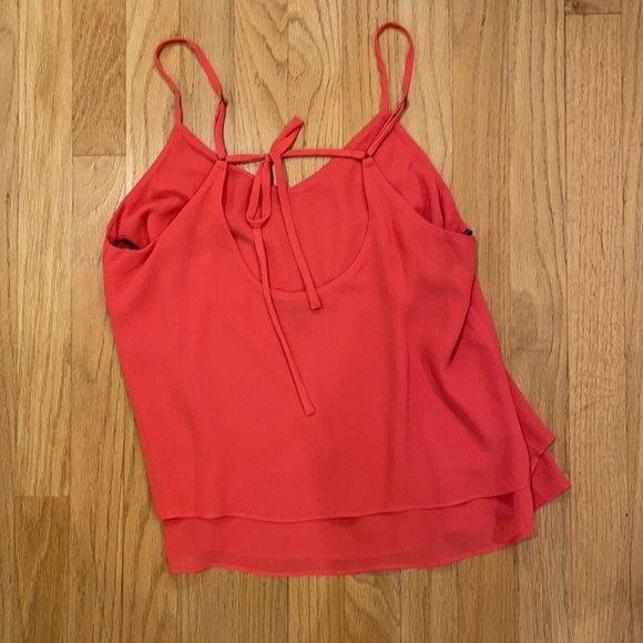 NWOT forever 21 coral pink flowy tank top - Picture 4 of 4